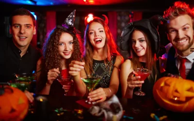 IRL & Virtual Halloween Happy Hour Ideas: Planning Food, Drinks & Activities for a Spooky Celebration