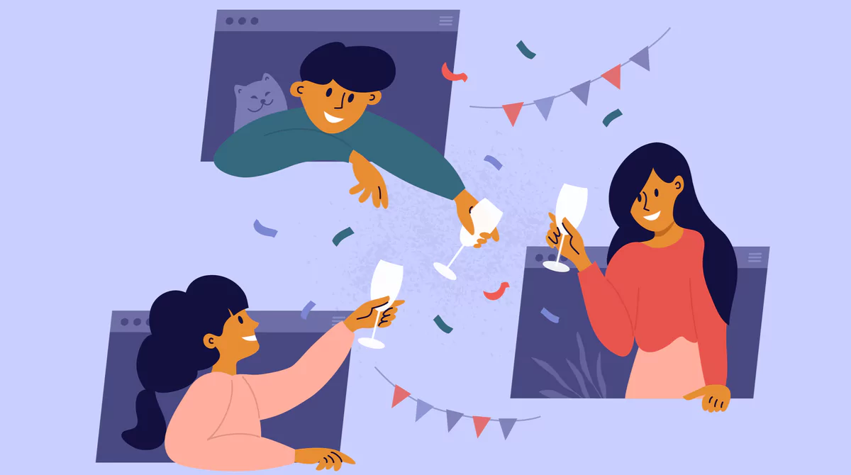 three-people-on-a-zoom-call-with-drinks three people on a zoom call with drinks